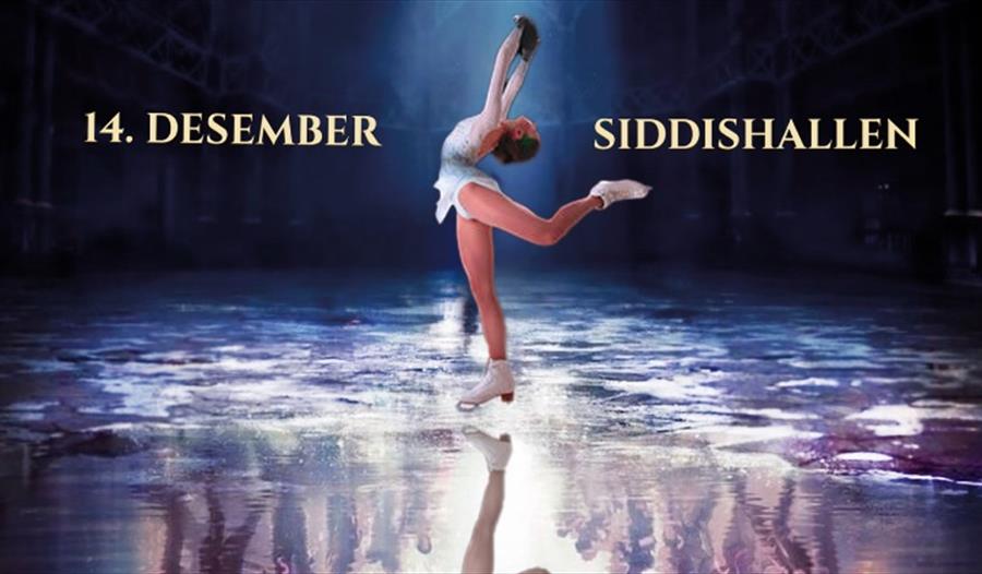 Kunstløper danser på is