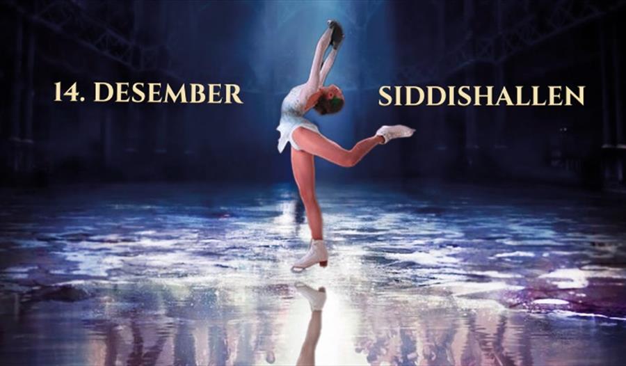 Kunstløper danser på is