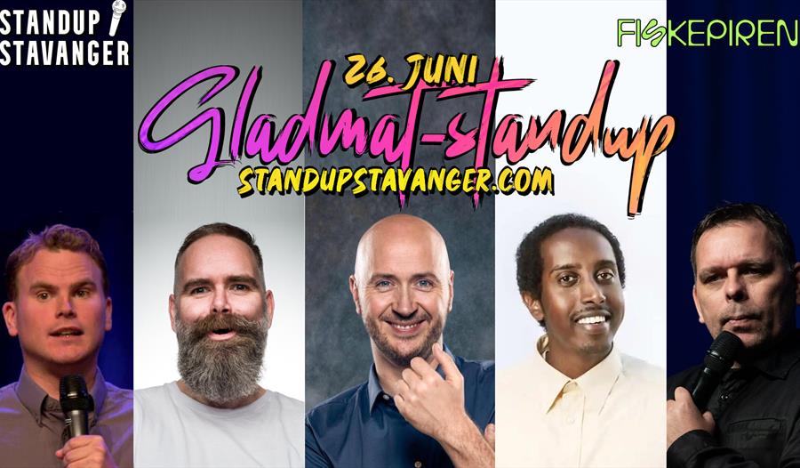 Komikerne på Gladmat-standup