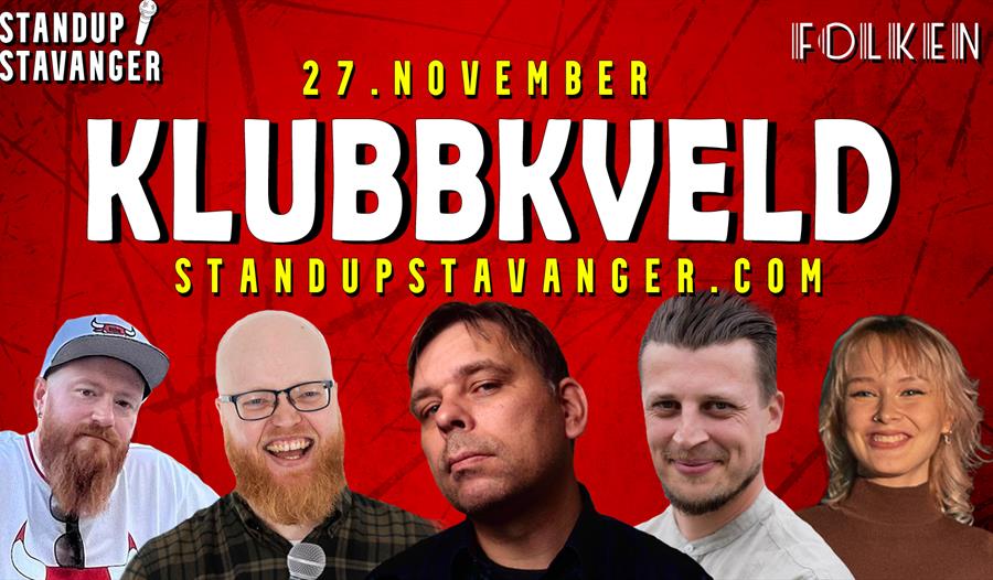Komikerne: Raymond Falldalen, Anders Olsen, Tommy Premak,  Jøran Johnsen, Lisa Longfjeld