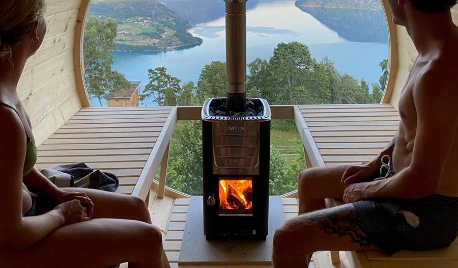 Raaum Gard sauna med utsikt