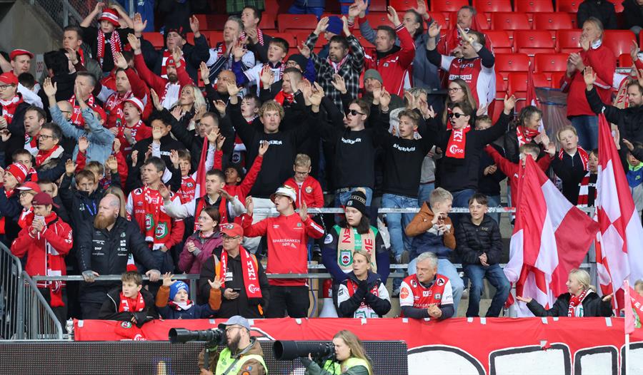 Fans på stadion