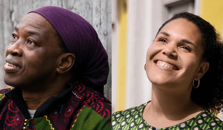 Formidler Sarah Camille Osmundsen og Sidiki Camara