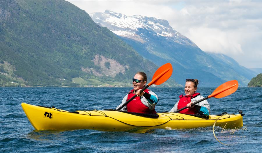 Guidet sjøkajakktur på Hardangerfjorden