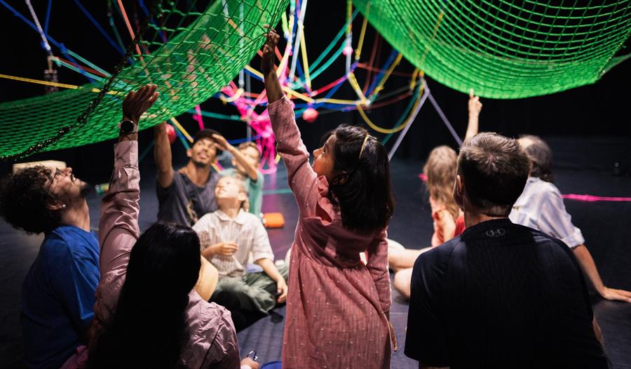 Danseforestilling på scenen