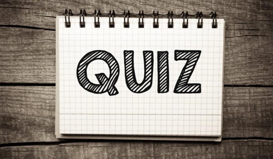Ordet «quiz» er skrevet på et stykke papir.