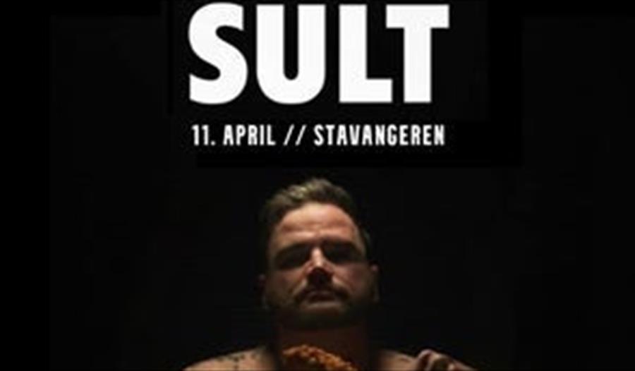 Christian Owe med SULT skrevet på