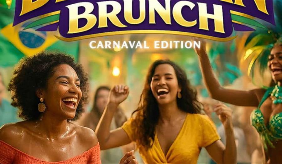 Jenter i fargerike kjoler danser