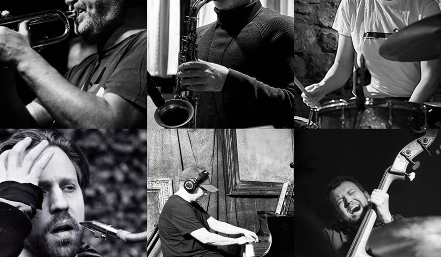 Bilde av fremførende musikanter