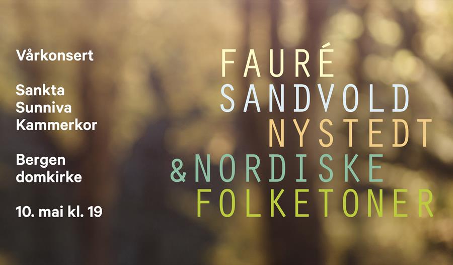 Vårkonsert med Sankta Sunniva Kammerkor