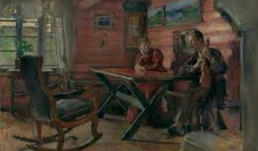 Måleri av Harriet Backer.