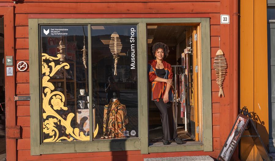 Museum shop at Bryggen