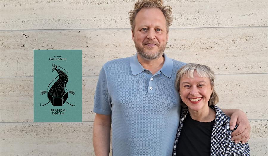 Tomas Gustafsson og professor og forfatter Janne Stigen Drangsholt