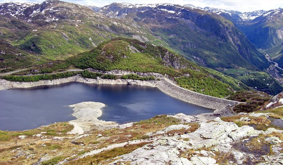 Kraftruta over Bergefjell, Høyanger