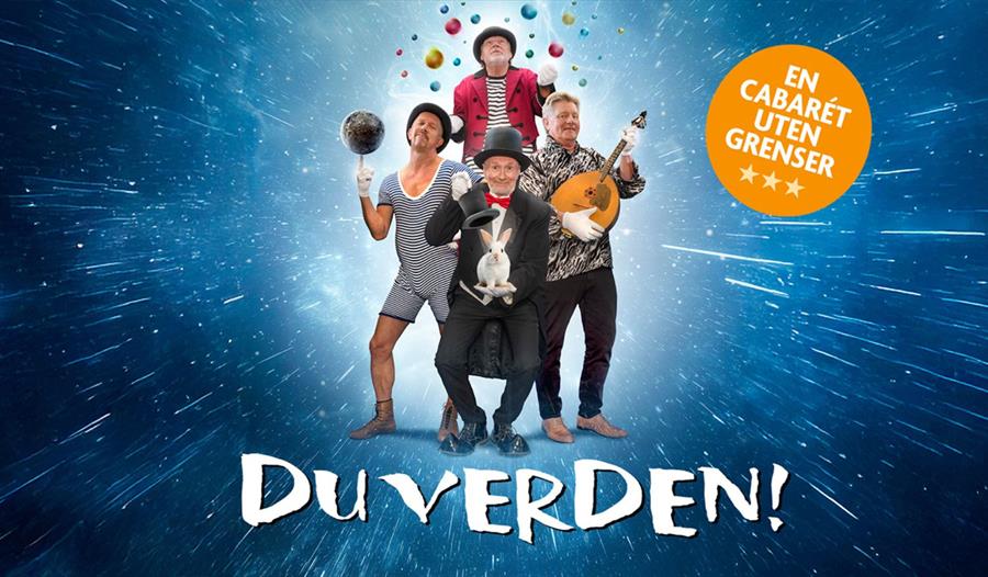 Fire utøvere på forestillingen