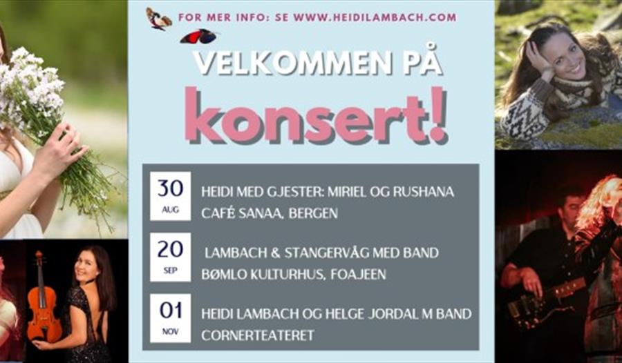 Heidi Lambach med Helge Jordal og band
