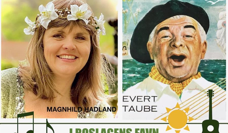 Bilder av Magnhild Hadland og Evert Taube