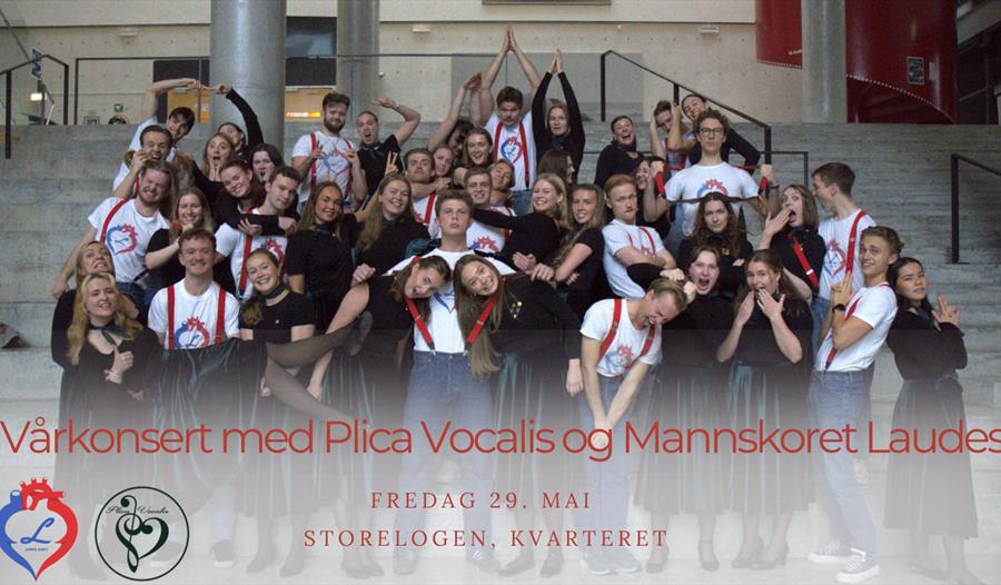 Vårkonsert m/Plica Vocalis og Mannskoret Laudes