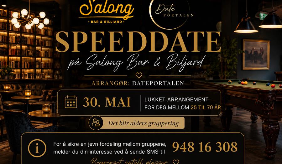 SpeedDate på Salong Bar & Biljard