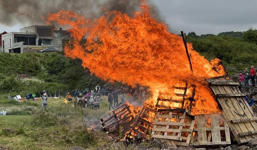 Bildet av et bål