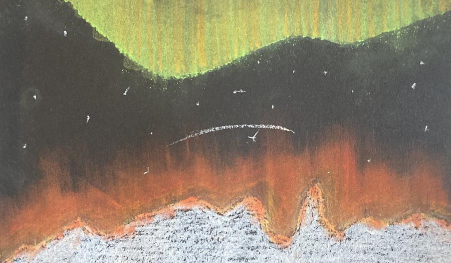 Folkeverksted: Vinterstemning med pastell kritt