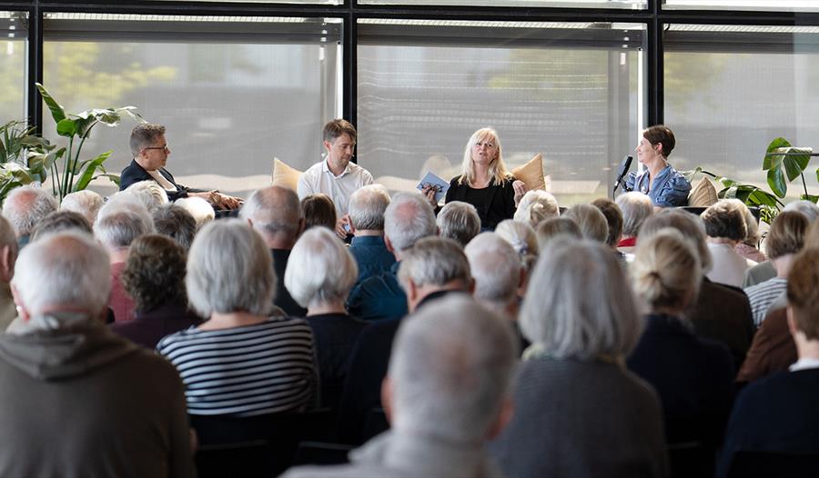 Publikum på presentasjon av programmet for konsertsesongen