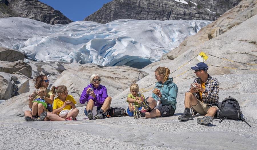 Guida tur til Nigardsbreen utsiktspunkt
