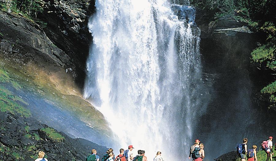 Drivandefossen, Mørkridsdalen