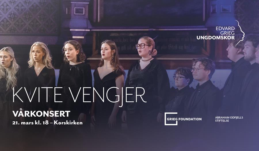 Vårkonsert med Edvard Grieg Ungdomskor