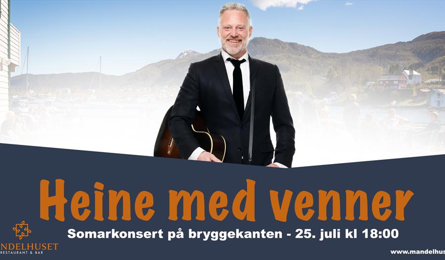 Heine med venner! Sommarkonsert på Mandelhuset
