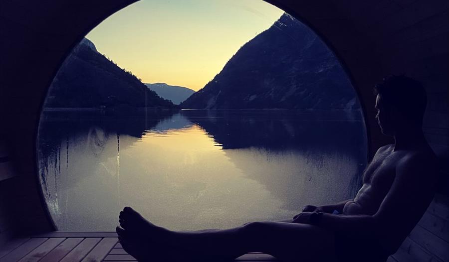 Auga - Badstue i Lærdal