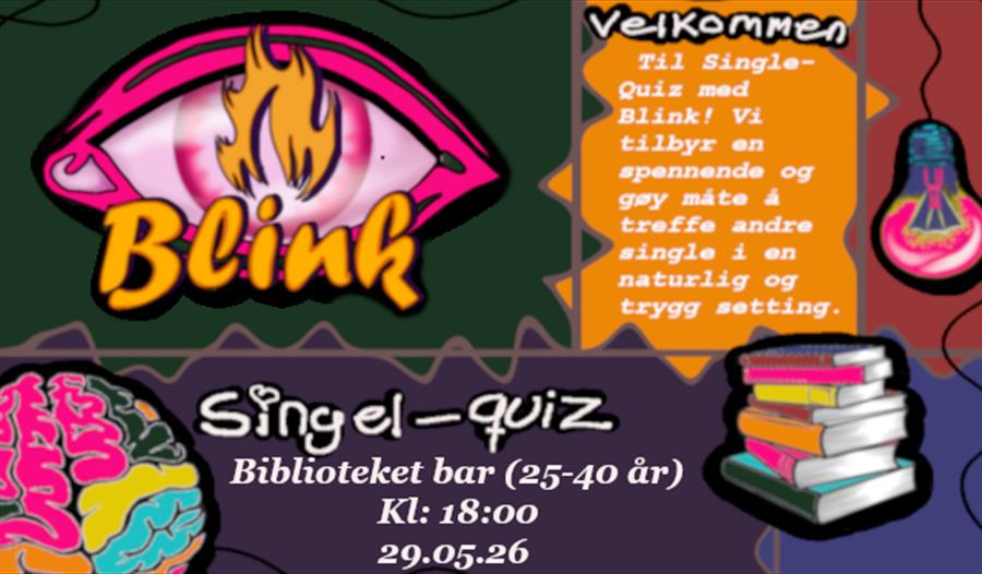 Blink Single-Quiz på Biblioteket Bar (25-40 år)
