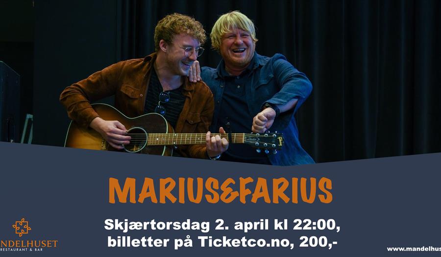 MariusogFarius på Mandelhuset skjærtorsdag