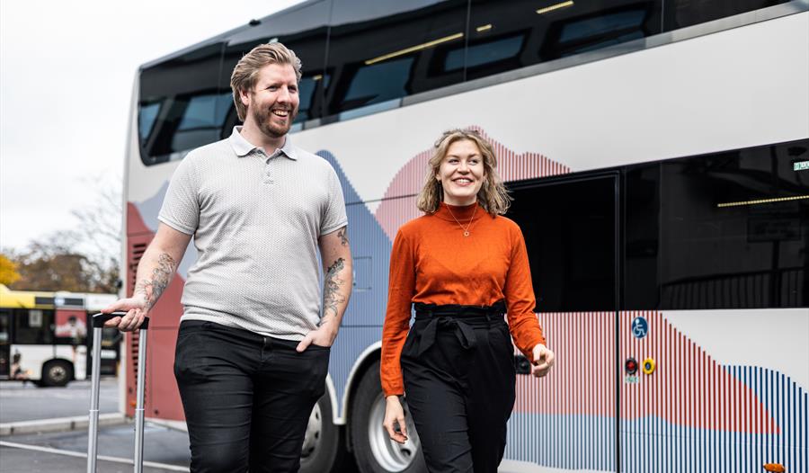 Reis med Kystbussen fra Stavanger, Haugesund eller Leirvik til Bergen sentrum