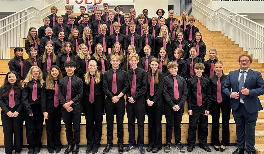 Rogaland Ungdomskorps på konserten