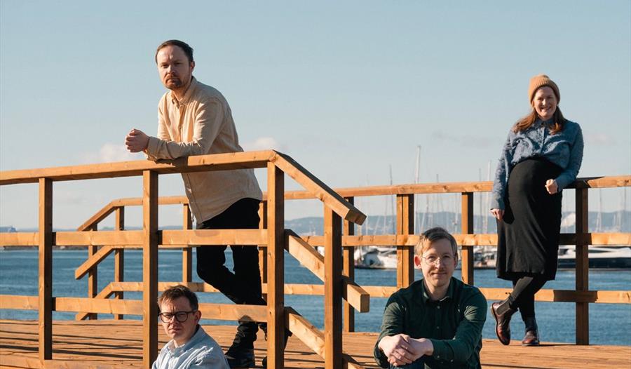 Bilde av fremførende musikanter