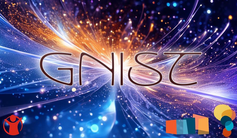 Gnister med GNIST skrevet på