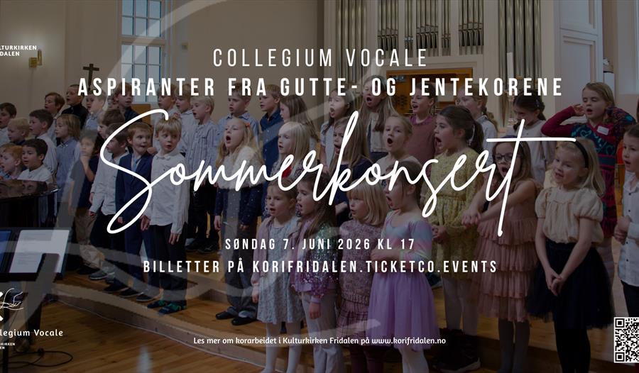 Konsert med Aspirantene i Collegium Vocale