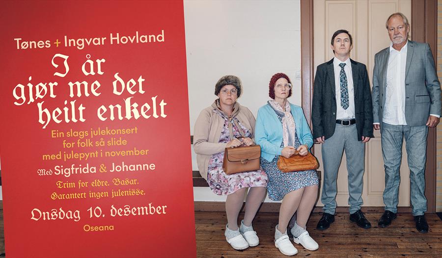Ein slags julekonsert med Tønes og Ingvar Hovland