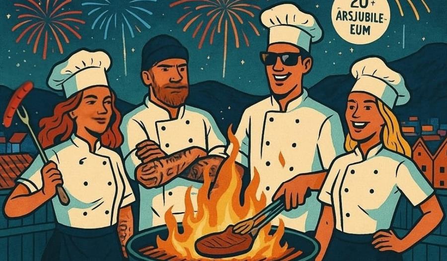 "Chefs on Fire" på Sanntaket