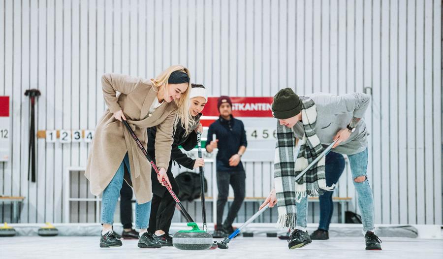 Curling på Vestkanten i Bergen