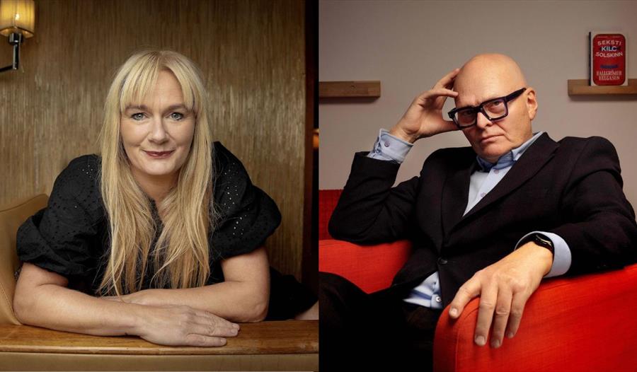 Forfattarsamtale med Hallgrímur Helgason og Marit Eikemo