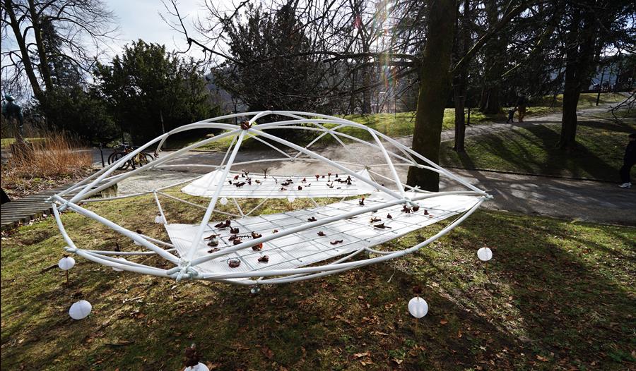 Foto: Fra «Vår», kunstpilotene, Nygårdsparken, april 2026.