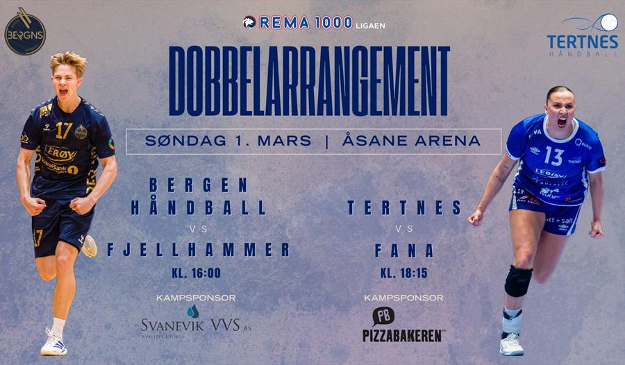 Dobbelt kamparrangement med byens tre eliteserielag i håndball