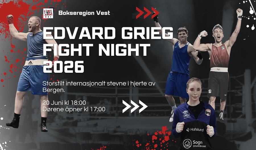 Edvard Grieg Fight Night 2026