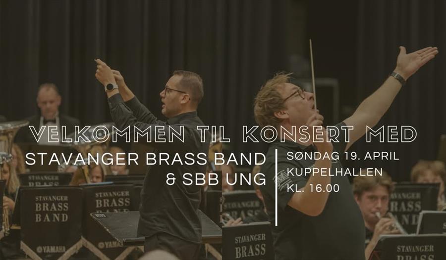 Dirigent Espen Westbye med Stavanger Brass Band