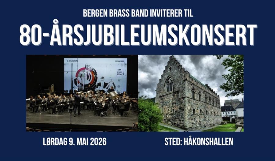 80-årsjubileumskonsert Bergen Brass Band