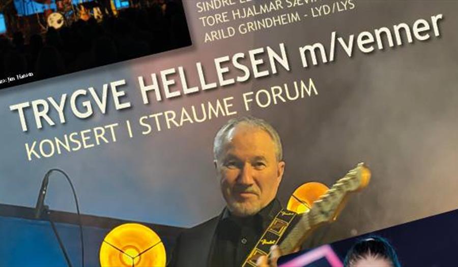 Trygve Hellesen med venner