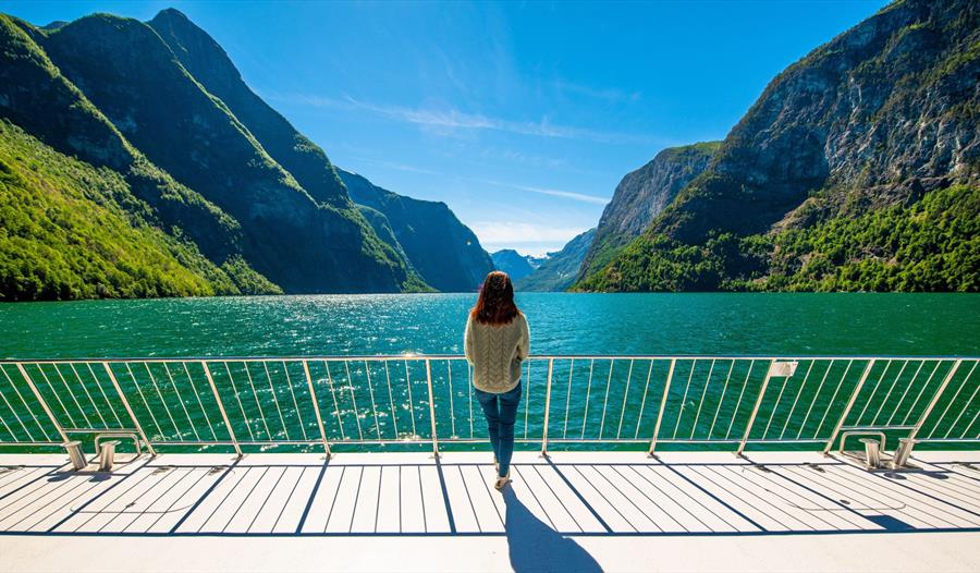 Utsikt over Nærøyfjorden