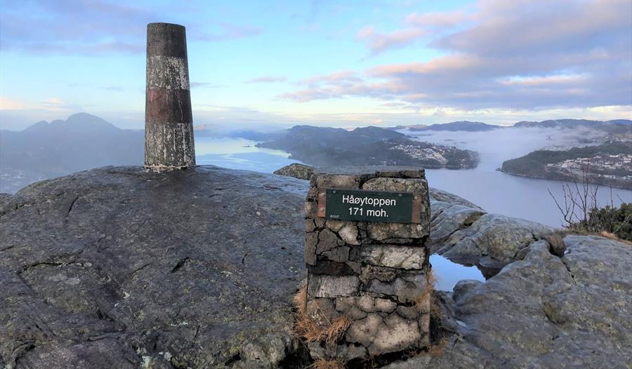 View from Håøytoppen